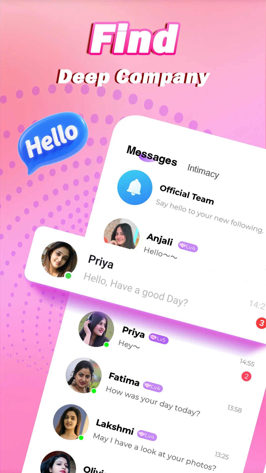 Miloji: Chat Happy People screenshot